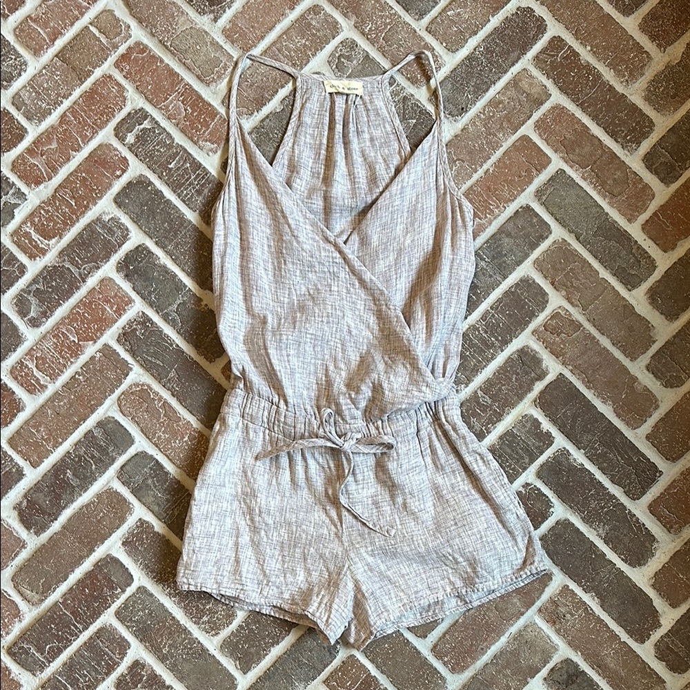 Cloth & Stone Linen Romper